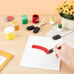 90Pcs Foam Sponge Paint Brushes 90Pcs Foam Sponge Paint Brushes