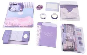 348Pcs Aesthetic Scrapbook Kit B 348Pcs Aesthetic Scrapbook Kit B