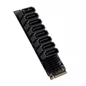 M.2 NVME to 8Port SATA3.0 ASM1166 Card M.2 NVME to 8Port SATA3.0 ASM1166 Card