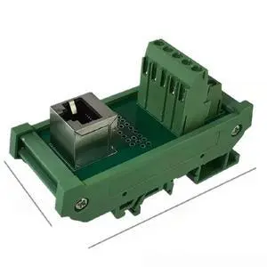 FOR 2pcs RJ45 Port Breakout PCB Board Ethernet LAN Interface Terminal FOR 2pcs RJ45 Port Breakout PCB Board Ethernet LAN Interface Terminal