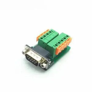 FOR 10pcs DB9 D-SUB ADAPTER 9 Pin Port Female Male Breakout Terminal FOR 10pcs DB9 D-SUB ADAPTER 9 Pin Port Female Male Breakout Terminal