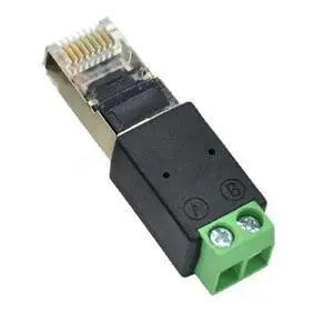 FOR 5pcs Customized RJ45 to RS485 Converter Terminal Network Crystal FOR 5pcs Customized RJ45 to RS485 Converter Terminal Network Crystal