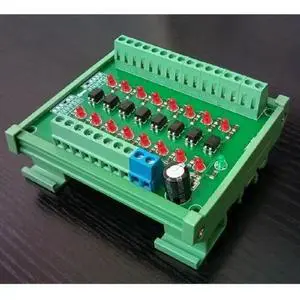 FOR 8 Channels Optocoupler Isolation Board for PLC NPN PNP Differential FOR 8 Channels Optocoupler Isolation Board for PLC NPN PNP Differential