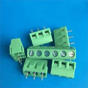 FOR 100PCS KF127-5.0/5.08mm Screw type PCB Terminal Blocks 2P 3P FOR 100PCS KF127-5.0/5.08mm Screw type PCB Terminal Blocks 2P 3P
