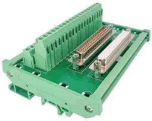 FOR DB37 DR37 Female Male 37pin Dual Port To Terminal Block Adapter FOR DB37 DR37 Female Male 37pin Dual Port To Terminal Block Adapter