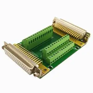 FOR DB50 Female Male Dual Connector 50 Pin Port Terminal Block FOR DB50 Female Male Dual Connector 50 Pin Port Terminal Block