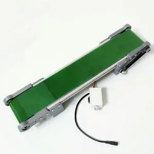 FOR Desktop Mini Conveyor Belt 500mm DC Motor Forward Reverse FOR Desktop Mini Conveyor Belt 500mm DC Motor Forward Reverse