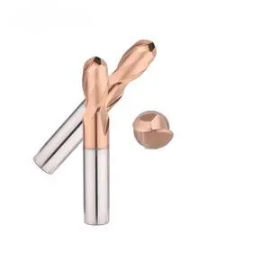 HRC55 2 Flute Ball Nose Tungsten Carbide End Mill HRC55 2 Flute Ball Nose Tungsten Carbide End Mill