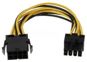 CPU 8 Pin Male to 8Pin Female Power Extension Cable CPU 8 Pin Male to 8Pin Female Power Extension Cable