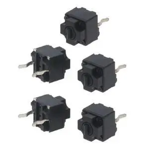 5Pcs Square Mouse Micro Switch EVQP0E07K Black Button 5Pcs Square Mouse Micro Switch EVQP0E07K Black Button