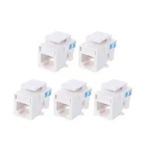5Pcs Tool-free RJ11 CAT3 Voice Module Gold-plated Adapter 5Pcs Tool-free RJ11 CAT3 Voice Module Gold-plated Adapter