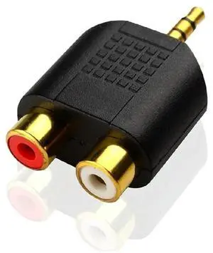 3.5mm Male to 2RCA Gold-plated Audio Adapter Cable 3.5mm Male to 2RCA Gold-plated Audio Adapter Cable