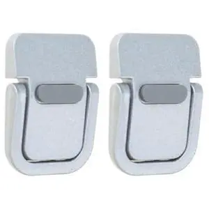 2Pcs Aluminium Self-Adhesive Keyboard Stand Invisible 2Pcs Aluminium Self-Adhesive Keyboard Stand Invisible