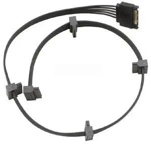 15pin Serial Port Power Splitter 1 to 3/4/5 Cord 30CM 15pin Serial Port Power Splitter 1 to 3/4/5 Cord 30CM