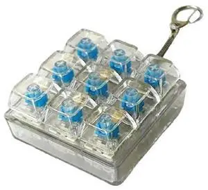 Ergonomic Switches Tester Keychain 4/9 Keys Mechanical Ergonomic Switches Tester Keychain 4/9 Keys Mechanical