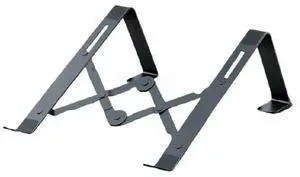 Foldable Metal Notebook Stand AntiSlip Silicone Pad Foldable Metal Notebook Stand AntiSlip Silicone Pad
