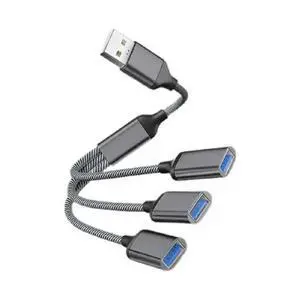 USB to USB 2.0 3 in 1 Splitter Fast Charging Tablet Phone USB to USB 2.0 3 in 1 Splitter Fast Charging Tablet Phone