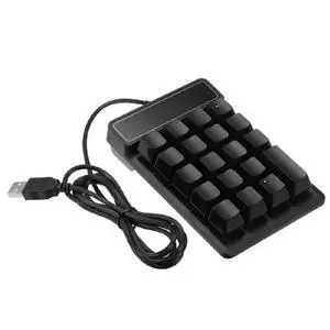 19 Keys Mini USB Numeric Keypad Ultra-thin Desktop 19 Keys Mini USB Numeric Keypad Ultra-thin Desktop