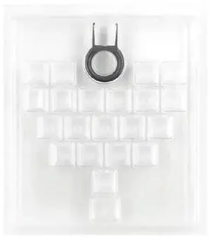 Translucent Keycaps 21Keys Fogged Love Night Glow Translucent Keycaps 21Keys Fogged Love Night Glow
