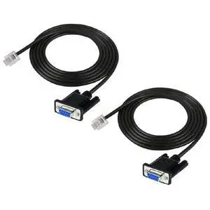 RJ11 6P4C to RS232DB9 Female Console Cable Easy Setup RJ11 6P4C to RS232DB9 Female Console Cable Easy Setup