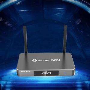 Superbox Premium Edition S6 Ultra - Android 12, 4GB RAM, 128GB Storage, 6K Media Player with Voice Control, Timeshift Function, Parental Control, Smart Android TV Box