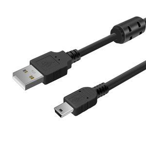DIXSG Mini USB Cable Type A to Mini B Charger Cord for PS3 Controller,MP3 Players,Dash Cam, Digital Camera, Compatible with GoPro Hero 3+ Hero4,Garmin Nuvi, 5ft