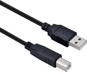 DIXSG USB Printer Cable to Computer Compatible for Epson XP-7100 6100 800 820 830 600 440 970 630,EcoTank ET-4760 3710 3750 8700 7700 7750 2760 2720 M2170