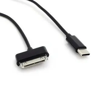 DIXSG USB C to 30 Pin Data Cable,Type-C to 30-Pin Sync Adapter and Charger Cable 3ft/1m Black