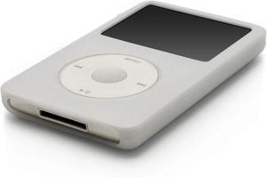 DIXSG Silicone Skin Case Cover for iPod Classic 6th 7th 80GB, 120GB Thin 160GB and iPod Video 5th 30gb White
