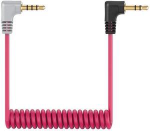 DIXSG 3.5mm TRS to TRRS Microphone Patch Cable Mic Cord Compatible with iP, Phone, Smartphone, Tablets for Rode SC7, VideoMic, VideoMicro Go, BOYA & Other External Mic