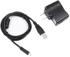DIXSG 5V USB AC Power Adapter Battery Charger Cord for Cybershot DSC-W810 DSC-W830