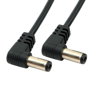 DIXSG DC Power 5.5 x 2.1mm / 2.5mm Male to 5.5 2.1/2.5mm Male Plug Cable Right Angled 90 Degree 1.6FT DIXSG DC Power 5.5 x 2.1mm / 2.5mm Male to 5.5 2.1/2.5mm Male Plug Cable Right Angled 90 Degree 1.6FT