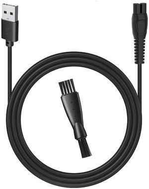 DIXSG Charger Cord Compatible for Phlips Norelco Shaver 2400, 3600, 7000, 5000, 3000, 2000 Series, OneBlade QP2724 QP1924 MG5910 X3001 QP2834 MG7910 MG9510 HQ87 USB Power Cable