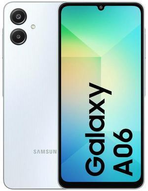 Samsung Galaxy A06 64GB + 4GB RAM Dual SIM 4G LTE Unlocked Smartphone, New (Latin Version)  Light Blue