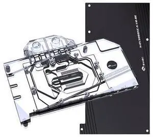 Bykski Full Coverage GPU Water Block and Backplate for EVGA RTX 3060Ti XC (N-EV3060XC-X-V2)