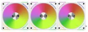 LIAN LI UNI Fan AL120 V2 RGB White 3x 120mm Fan Pack with Controller