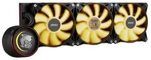MSI MAG CORELIQUID E360 MONSTER HUNTER EDITION Liquid CPU Cooler, 360mm Radiator, Triple PWM, ARGB Lighting LGA 1700 Ready / AM5 Compatible