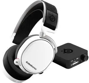 SteelSeries  Arctis Pro Wireless Gaming Headset - Lossless High Fidelity Wireless + Bluetooth - PlayStation 4 & PC - WHITE
