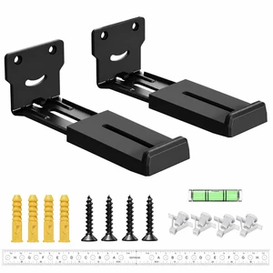 Universal Soundbar Wall Mount Bracket, Sound bar shelf,Adjustable 4-7.3 in, Dolby Atmos Compatible,66 lb Universal Soundbar Wall Mount Bracket, Sound bar shelf,Adjustable 4-7.3 in, Dolby Atmos Compatible,66 lb