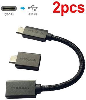Mrocioa USB C to USB Adapter 2Pack , USB C to USB 3.0 Cable, USB C  to USB Female Adapter Compatible for iPhone 15 Pro/Max, MacBook Pro/Air, iPad, iMac and More