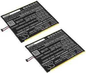 2PCS 6200mAh Replacement Batteries for Amazon Kindle Fire HD 10.1 Kindle Fire HD 10.1 7th  SL056ZE 2-Pack