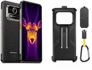 Ulefone Armor 25T Pro & Case 5G Rugged Phone, Thermal Imaging 64MP+50MP Camera, 12GB+256GB MTK Dimensity 6300, 6500mAh(33W), 30W Wireless Charging, 6.78" FHD+ 120Hz Corning Gorilla Screen, Android 14
