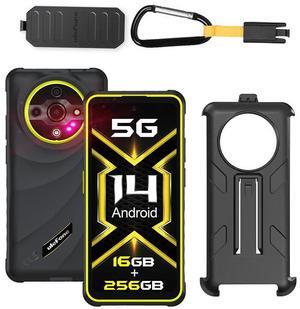 Ulefone Armor X31 Pro 5G Rugged Phone, MTK Dimensity 6300, 16GB+256GB, Android 14, 6.56 120Hz, 64MP Main Cam., 25MP Night Vision Cam., 6050mAh, NFC/IR Blaster/Glare Flashlight + CASE - Green