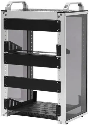 52Pi T1 Rackmount, DeskPi 10 Inch 8U Server Cabinet for Network, Servers, Audio, and Video Equipment