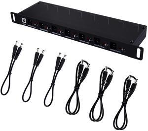 52Pi DC PDU Lite 7-CH 0.5U Rack-Mount Power Distribution Unit for DeskPi Rackmate T0/T1/T2 10 Inch Server Cabinets