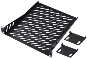52Pi 1U Rack Shelf for 12U Network Cabinet, 10 inch RackMate Accessories Only for DeskPi Rackmate T2 Server Cabinets