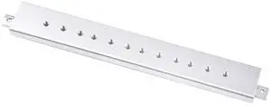 52Pi 10 inch Aluminum Crossbar with Pre-Drilled Screw Holes for DeskPi Rackmate T0/T1/T2 Server Cabinets