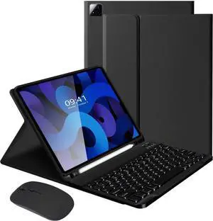 BONAEVER Bluetooth Keyboard Case with Mouse for Xiaomi Pad 7 / Xiaomi Pad 7 Pro 11.2 inch Protective Cover with Wireless Mouse / Keyboard