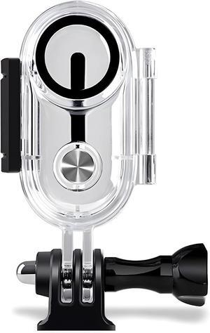 WERLEO Waterproof Housing Case for Insta360 GO 3S, Go 3 Underwater Dive Protective Shell 30M/98ft with Bracket Accessories