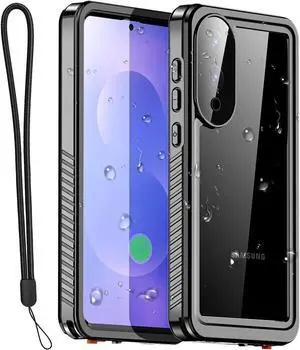 WERLEO for Samsung Galaxy S25 Edge Case Waterproof, Built-in Screen & Camera Lens Protector, [IP68 Underwater][12FT Military Grade Shockproof] Phone Cover for Galaxy S25 Edge 6.7 inch
